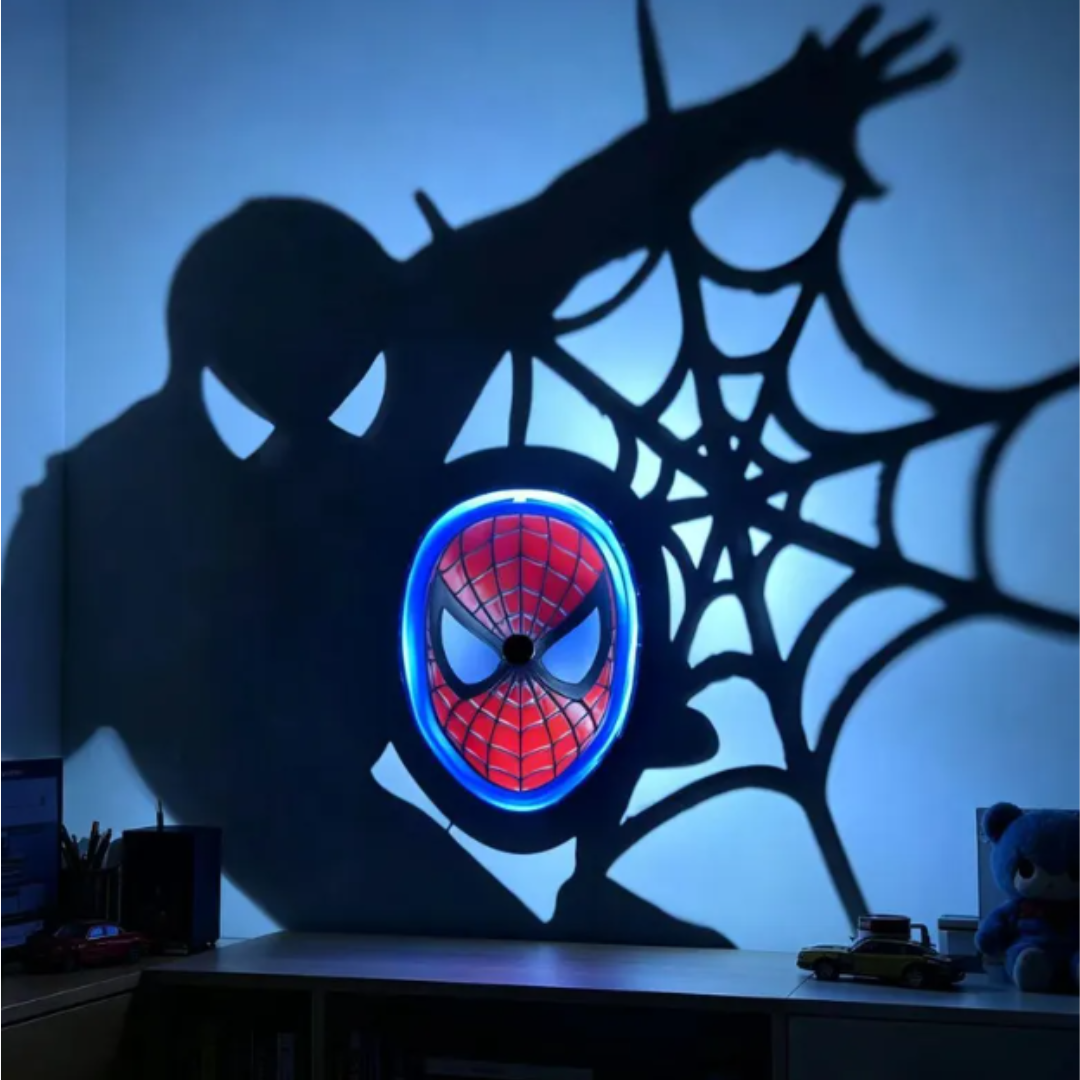 Lámpara de Pared 3D Spider-Man